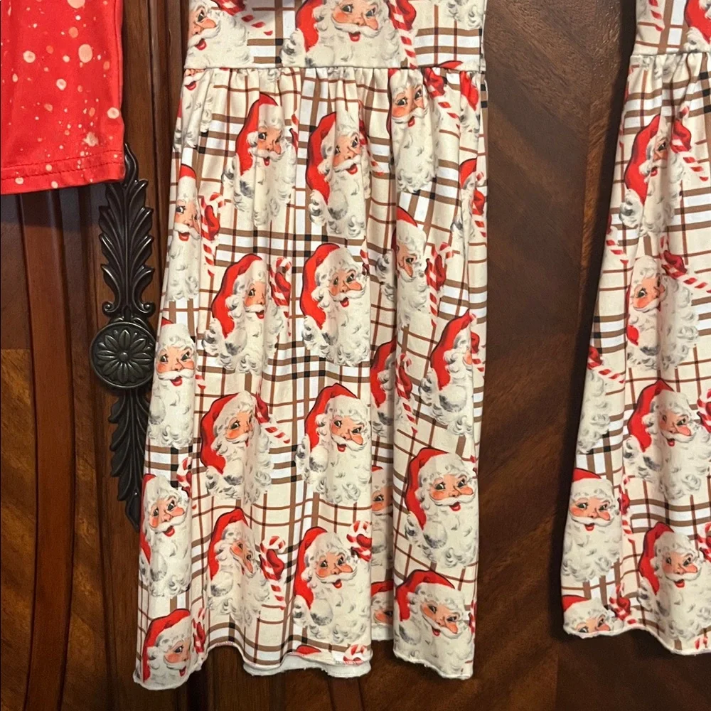 Girl’s Santa Shirt and Pant Set